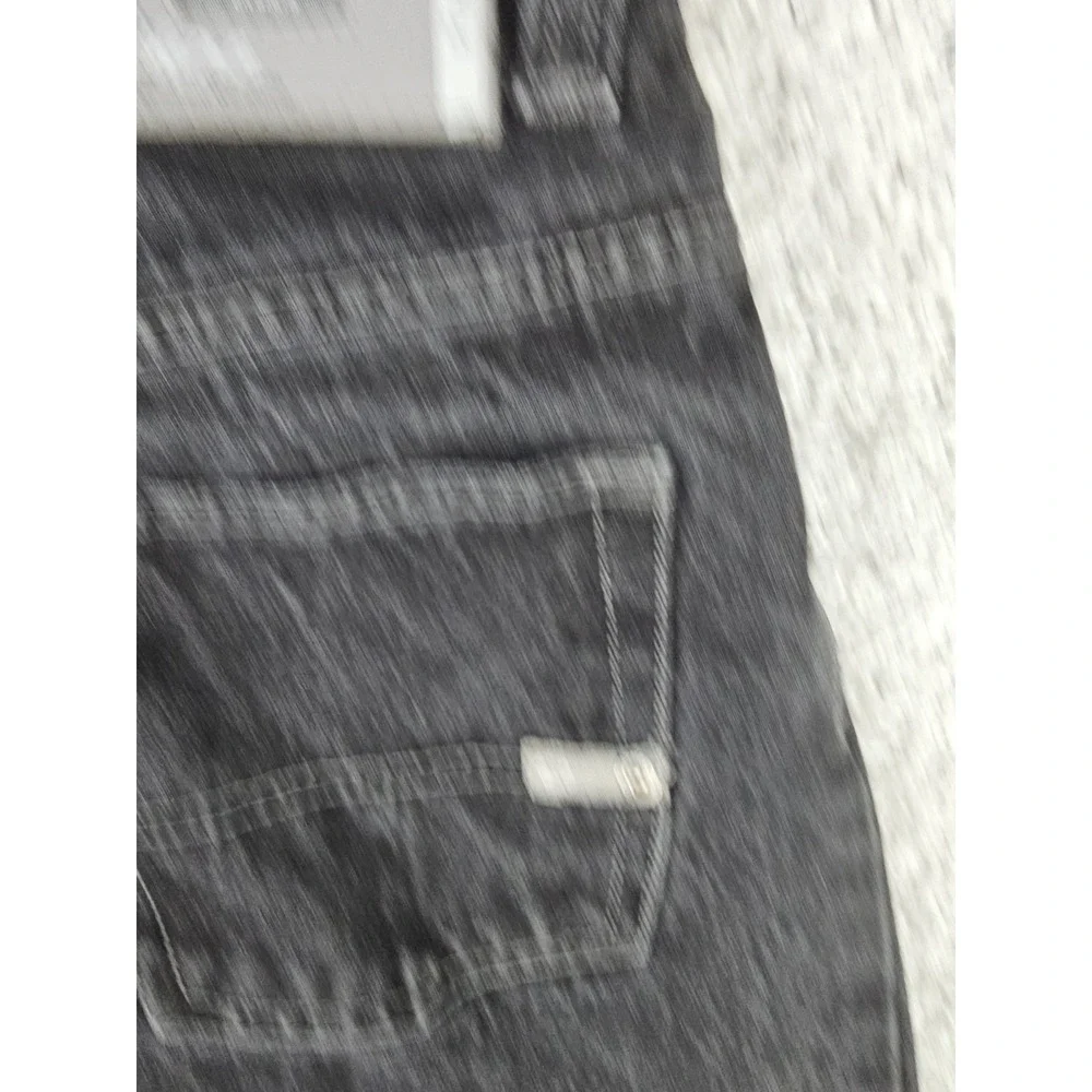 Vintage SouthPole Y2K Dark Black Denim Baggy Skate Jeans Youth Kids Size 8 24x23